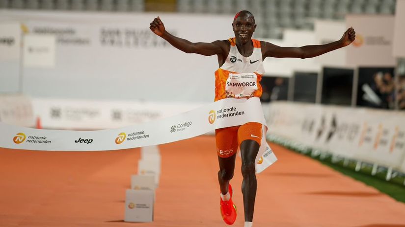 Three-time world half marathon champ Kamworor ends 2025 in style
