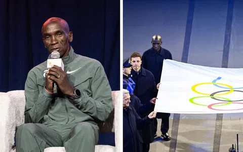 Kipchoge embraces new Olympic chapter as Winter Games flag bearer