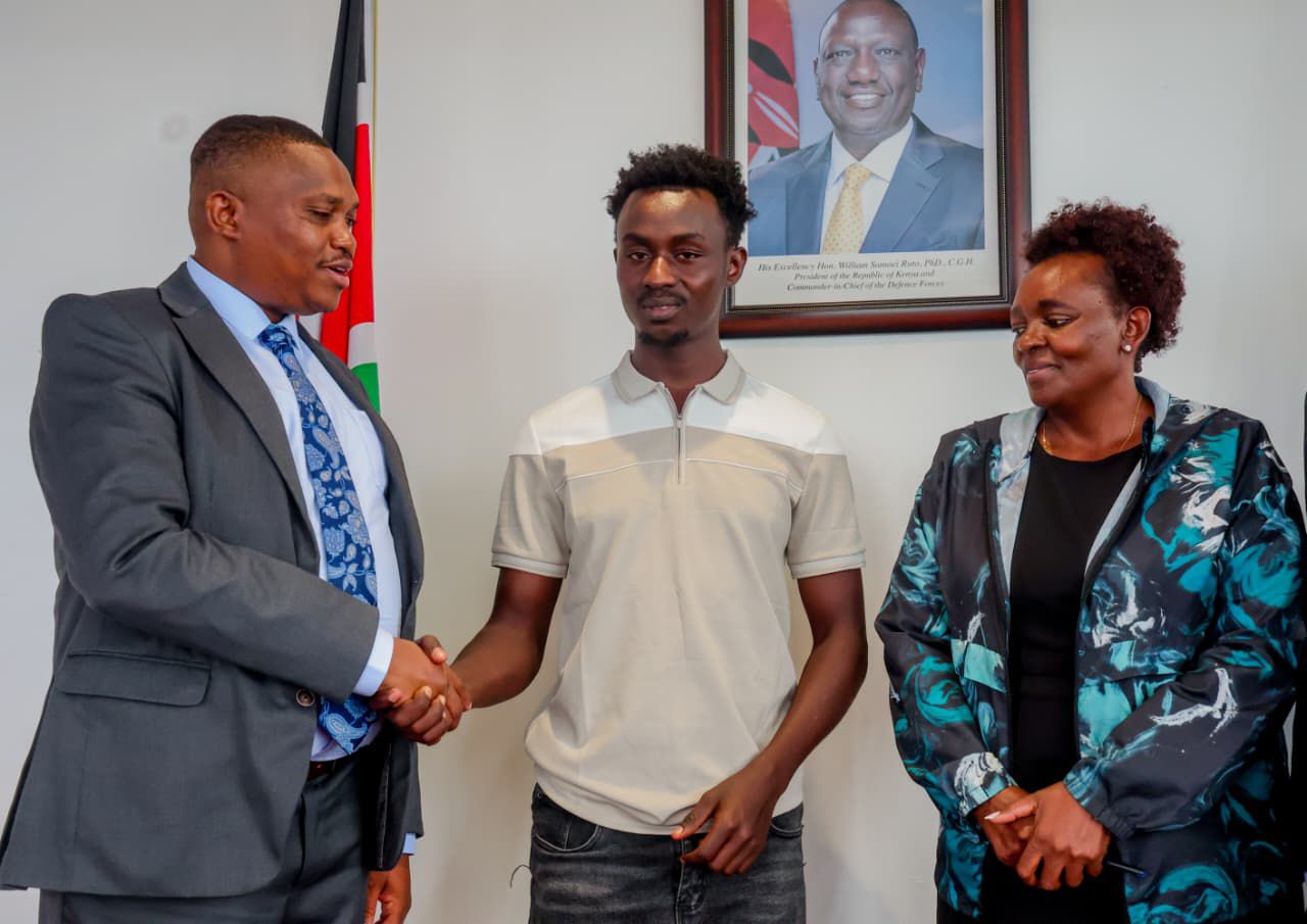 Government pledges support for skating star Kelvin Kiarie