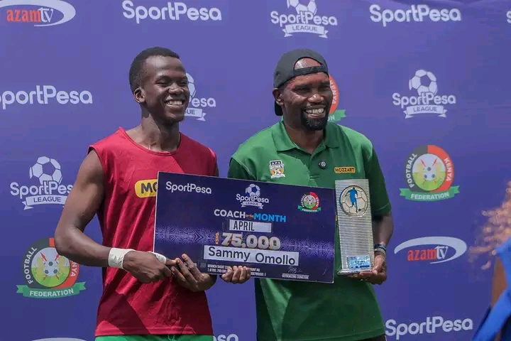 Pamzo wins Coach of the Month award as he battles to save APS Bomet from relegation