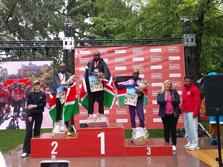 Kenyan stars dominate Geneva Marathon