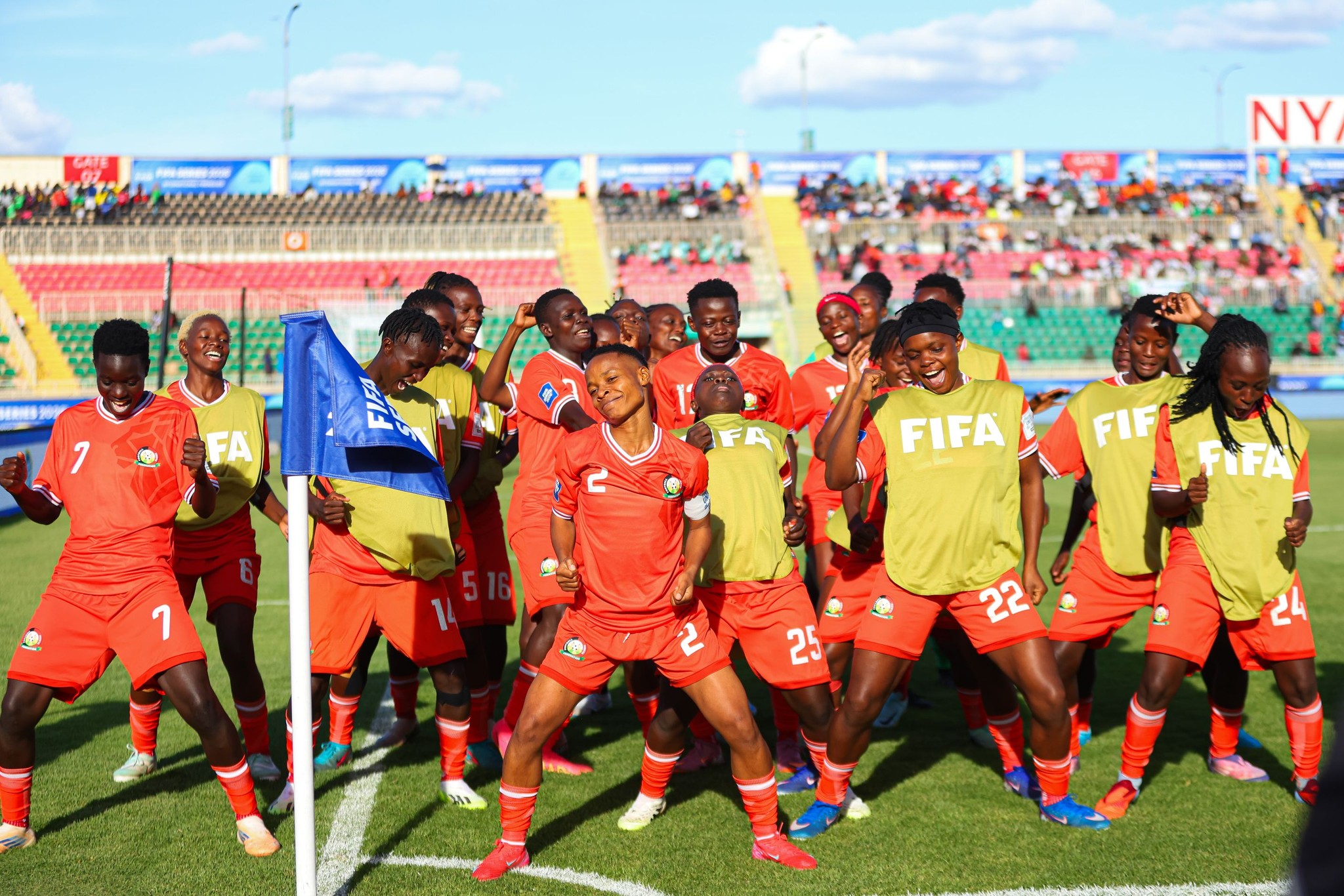 harambee-starlets-head-to-zambia-for-wafcon-preparations
