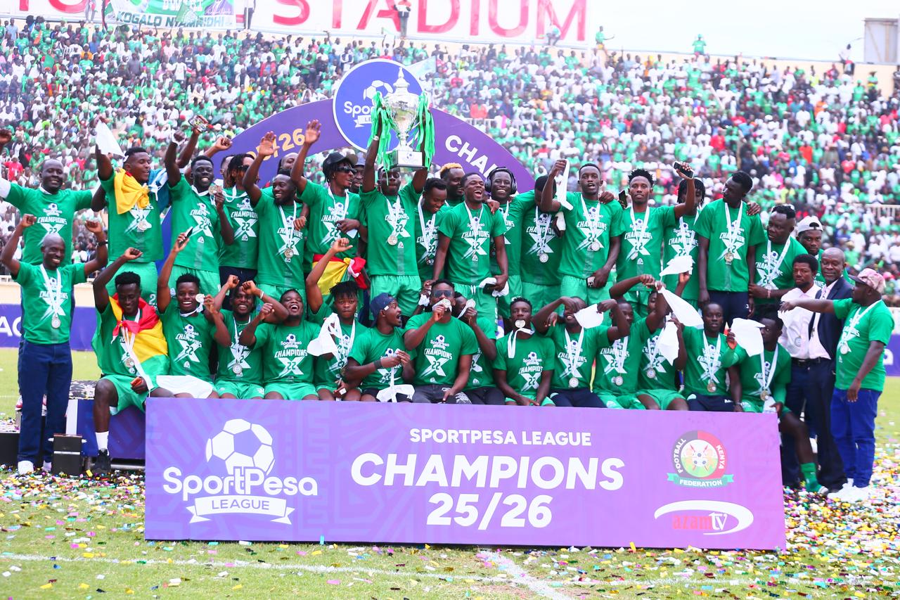 Gor Mahia crowned Kenyan league champions